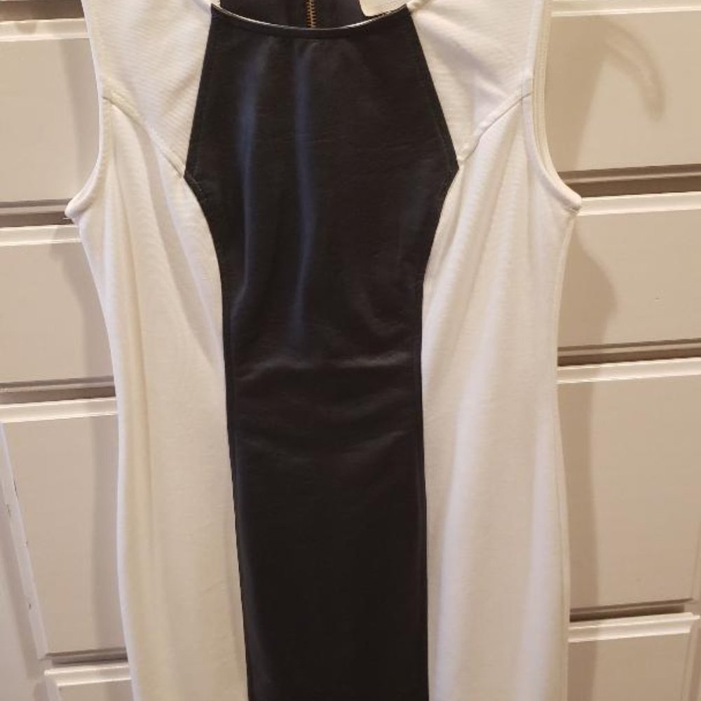 Calvin Klein Black and White Dress size 4